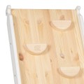 'Ladder 60x61cm, Slide-Climbing wall 2in1, Children''''s set, Wooden, White'''