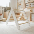 'Ladder 60x61cm, Slide-Climbing wall 2in1, Children''''s set, Wooden, White'''