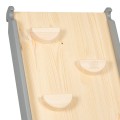 'Ladder 60x61cm, Slide-Climbing wall 2in1, Children''''s set, Wooden, Grey'''