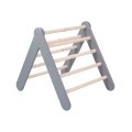 'Ladder 60x61cm, Slide-Climbing wall 2in1, Children''''s set, Wooden, Grey'''