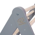'Ladder 60x61cm, Slide-Climbing wall 2in1, Children''''s set, Wooden, Grey'''