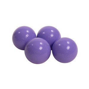 Soft Plastic Balls 7cm for the Ball Pit 50 pcs, Lilac
