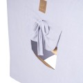 Climbing Ladder Large House 112x61x94 cm Indoor Traingle with Tent. Wood, Linen, Viscose, Gray and Blue House, Natural ladder