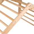 Wooden Large Pikler 112x61x94 for Children Climbing Triangle for Kids, Natural