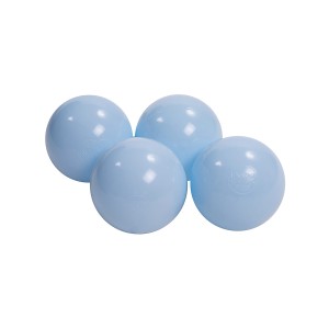 Soft Plastic Balls 7cm for the Ball Pit 50 pcs, Baby Blue
