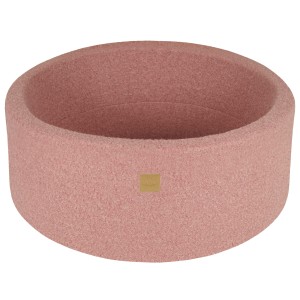 Round Ball Pit without balls, 90x30cm, Pink, Boucle