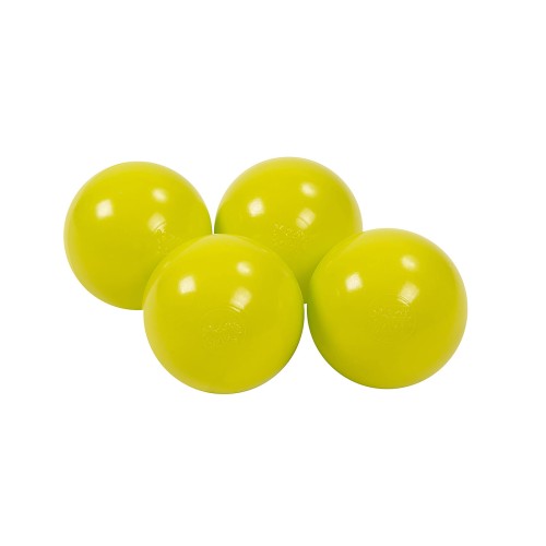 Soft Plastic Balls 7cm for the Ball Pit 50 pcs, Lime Green