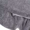 Velvet Play mat Round Light Gray