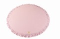 Velvet Play mat Round Light Pink