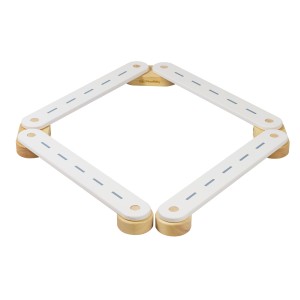 Wooden Sensory Path 4-pieces, White