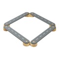 Wooden Sensory Path 4-pieces, Grey