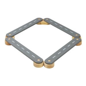 Wooden Sensory Path 4-pieces, Grey