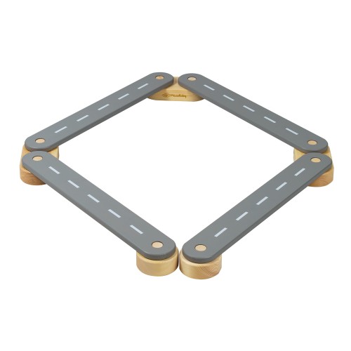 Wooden Sensory Path 4-pieces, Grey