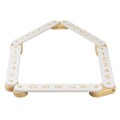 Wooden Sensory Path 5-pieces, White
