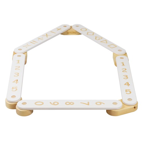 Wooden Sensory Path 5-pieces, White