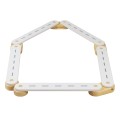 Wooden Sensory Path 5-pieces, White
