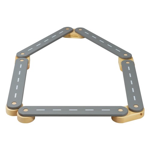 Wooden Sensory Path 5-pieces, Grey