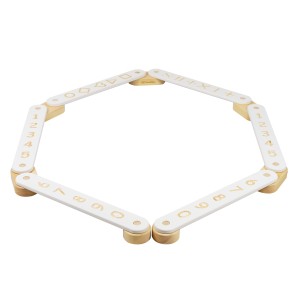 Wooden Sensory Path 6-pieces, White
