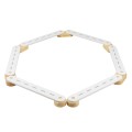 Wooden Sensory Path 6-pieces, White