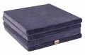 Velvet Play mat Square Blue-Gray