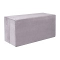 Velvet Cube Kids Sofa, Gray