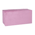 Velvet Cube Kids Sofa, Pink
