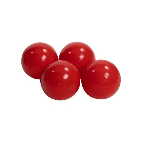 Soft Plastic Balls 7cm for the Ball Pit 25 pcs, Red