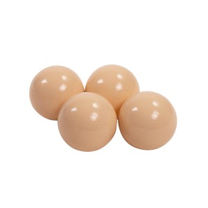 Soft Plastic Balls 7cm for the Ball Pit 25 pcs, Beige