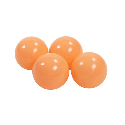 Soft Plastic Balls 7cm for the Ball Pit 25 pcs, Peach