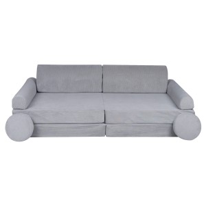 Slimcord Premium Kids Sofa, Gray