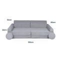 Slimcord Premium Kids Sofa, Gray