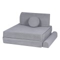 Slimcord Premium Kids Sofa, Gray