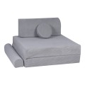 Slimcord Premium Kids Sofa, Gray