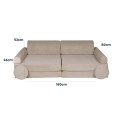 Slimcord Premium Kids Sofa, Ecru