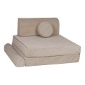 Slimcord Premium Kids Sofa, Ecru