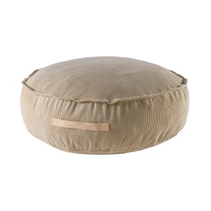 Slimcord Round Pouf, Sand