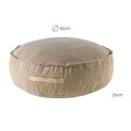 Slimcord Round Pouf, Sand