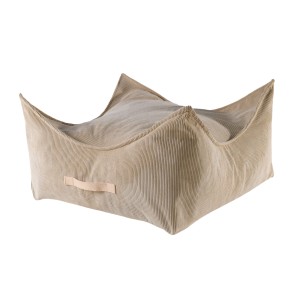 Slimcord Square Puff, Sand