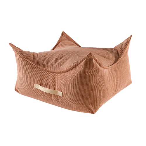 Slimcord Square Puff, Brick