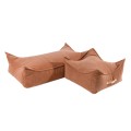 Slimcord Square Puff, Brick