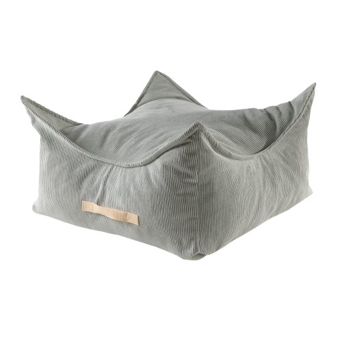 Slimcord Square Puff, Grey