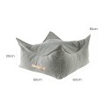 Slimcord Square Puff, Grey