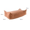 Slimcord Rectangular Puff, Brick