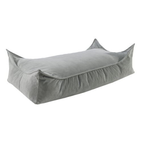 Slimcord Rectangular Puff, Grey