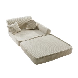 Aesthetic Premium Kids Sofa, Ecru