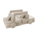 Aesthetic Premium Kids Sofa, Ecru