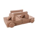 Aesthetic Premium Kids Sofa, Powder Pink