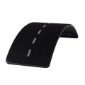 Wooden Balance Board 80x30cm, Black, Black Highway Felt