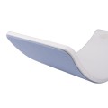 Wooden Balance Board 80x30cm, White, Light Blue Felt