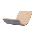Wooden Balance Board 80x30cm, Natural, Grey Highway Felt